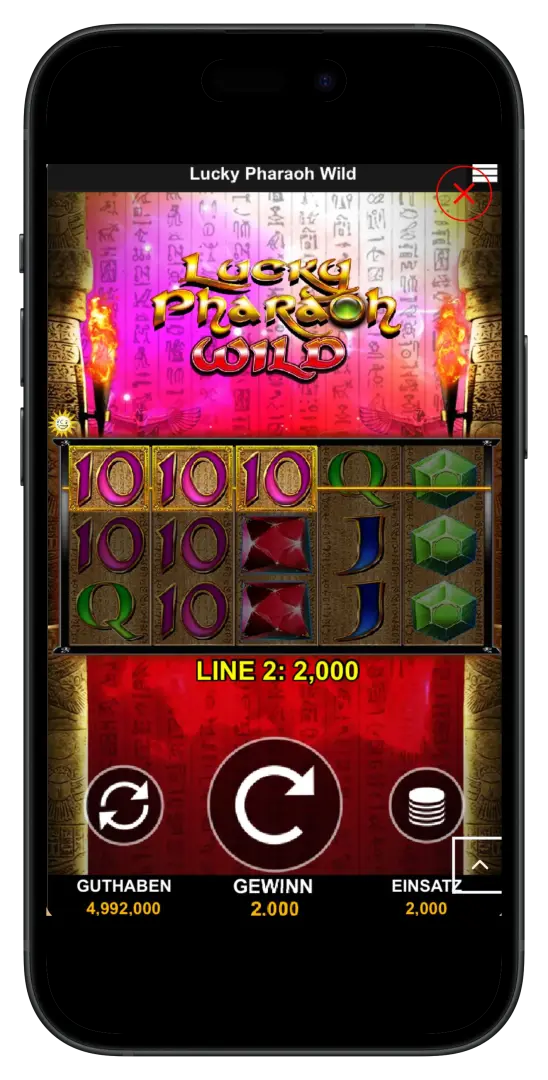 Lucky Pharaoh App – Mobiler Zugang über den Browser